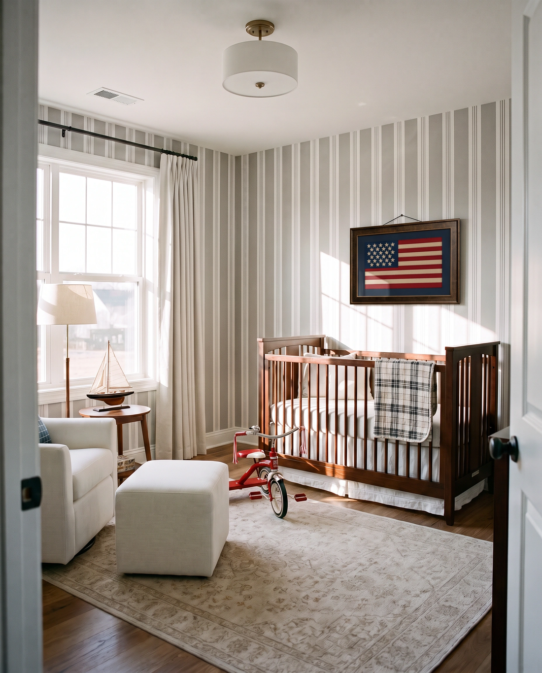 Vintage Americana Nursery Styling Ideas