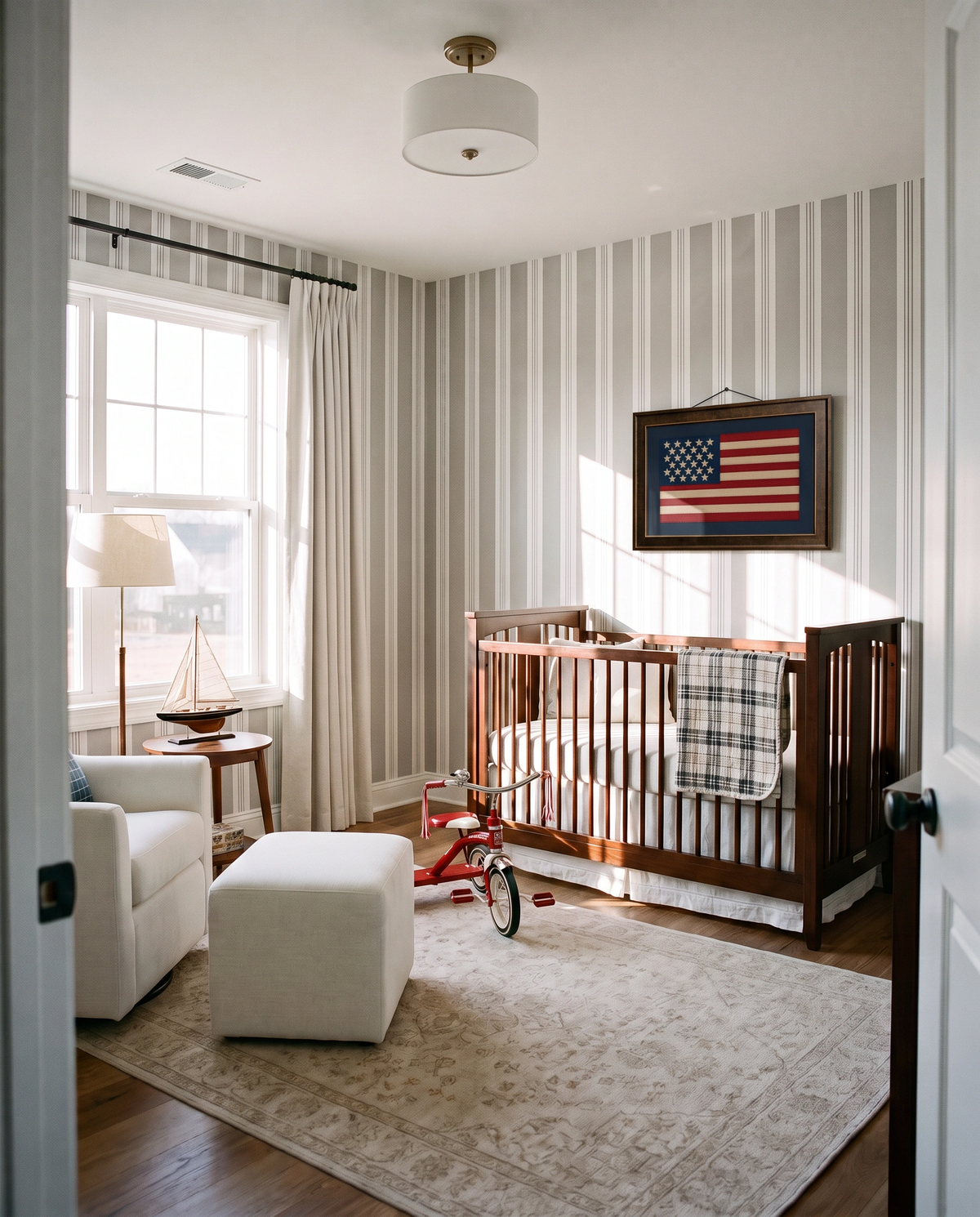 Vintage Americana Nursery Styling Ideas
