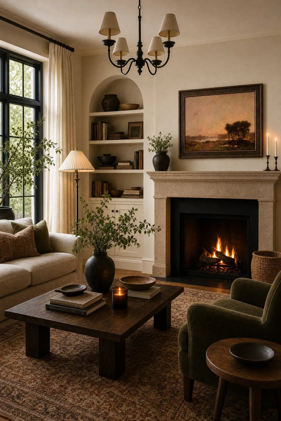 Creating A Cozy Rustic Farmhouse Living Room