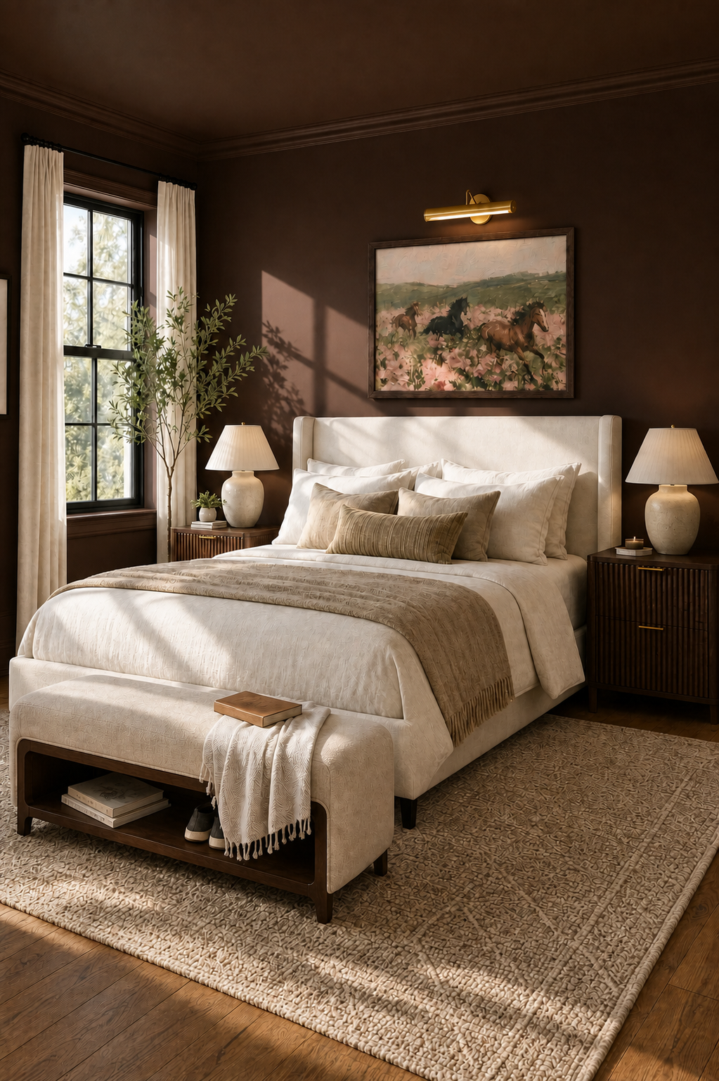 Modern Traditional Bedroom Decor with a Beautiful Fall Aesthetic