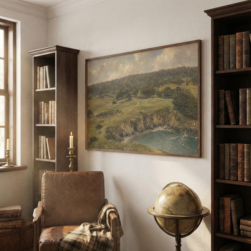 Coastal Scene Oil Painting Print Wall Art ∙ 2160