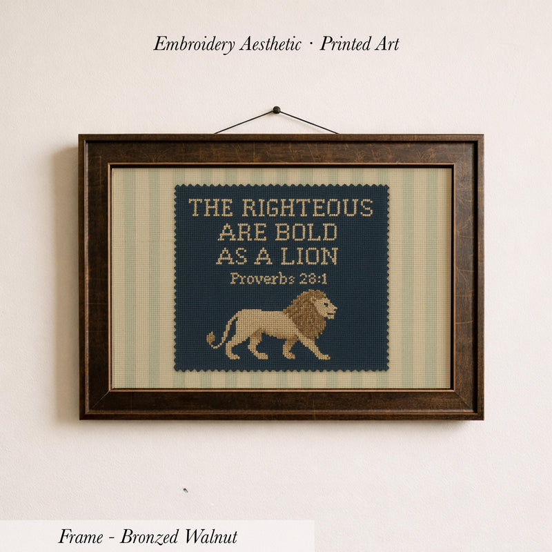 Scripture and faith nursery art