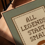 All Legends Start Small™ Vintage Sports Nursery Wall Art | 1648