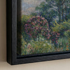Monet Garden Cotton Float Frame Canvas Art Print | 2215