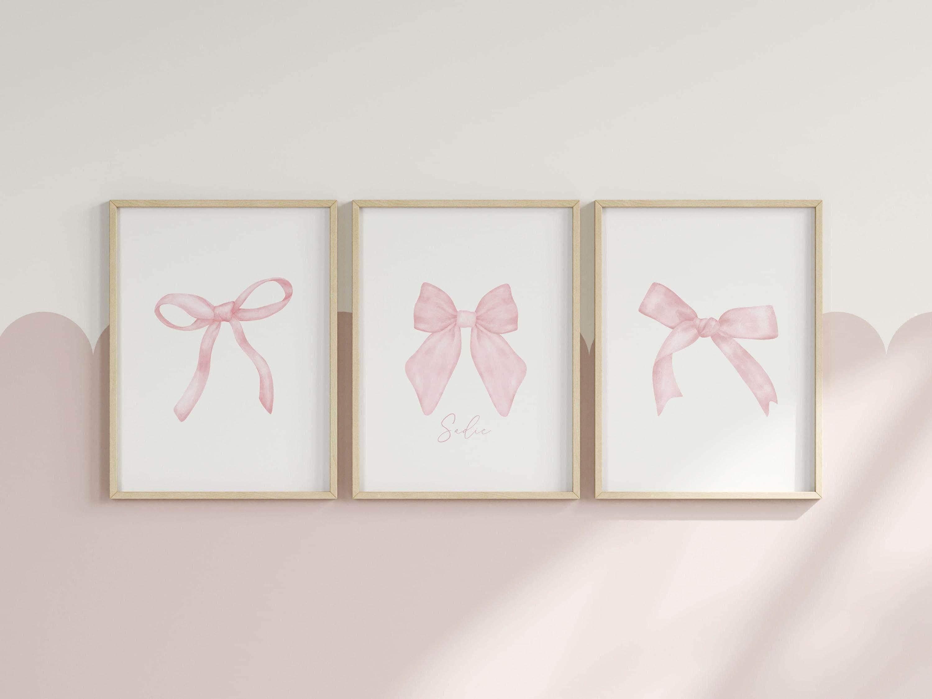 Pink Bow Name Art Set | 1228