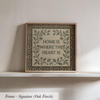 Home Is Where The Heart Is Mosaic Print | 1970