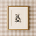 Teddy Bear Vintage Sketch Art | 1172