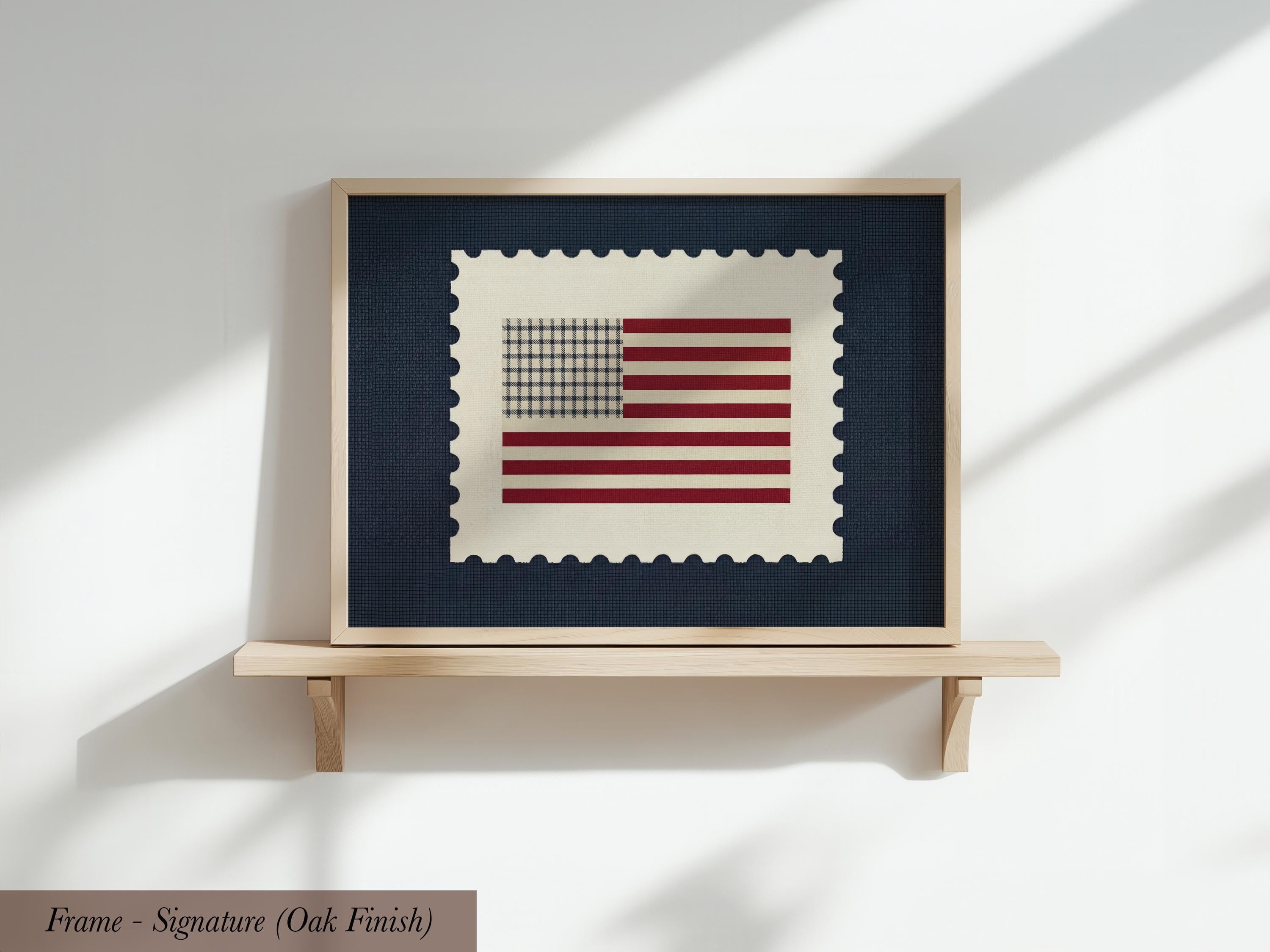 American Flag Vintage Boy Room | 1954