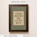 Thank Heaven Little Boys Nursery Art | 1955