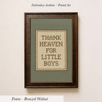 Thank Heaven Little Boys Nursery Art | 1955