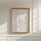 Safari Initial Nursery Art Prints by House of Hari • Chinoiserie Toile de Jouy Animals • Boy Nursery Decorating • Digital, Print or Framed