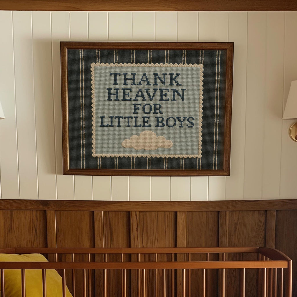 Thank Heaven For Little Boys Print | 1739