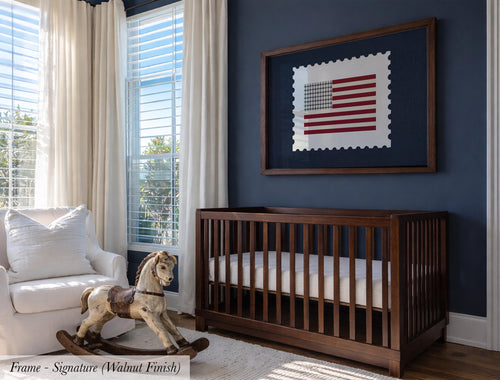 American Flag Vintage Boy Room ∙ 1954
