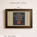 All Legends Start Small Basketball | 1957