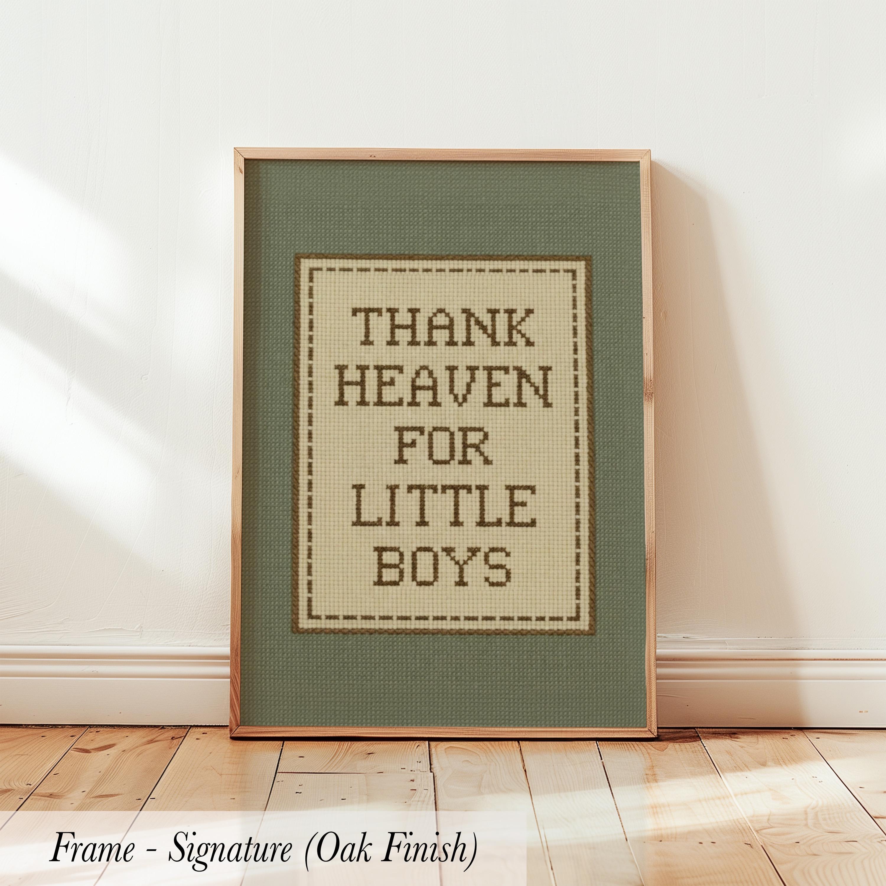 Thank Heaven Little Boys Nursery Art | 1955