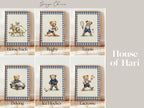 Sport Boy Gingham Teddy Bear Prints | 1899