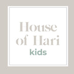 the text "House of Hari Kids" in a light gray color.