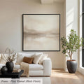 Aura Neutral Abstract Square Wall Art | 1825