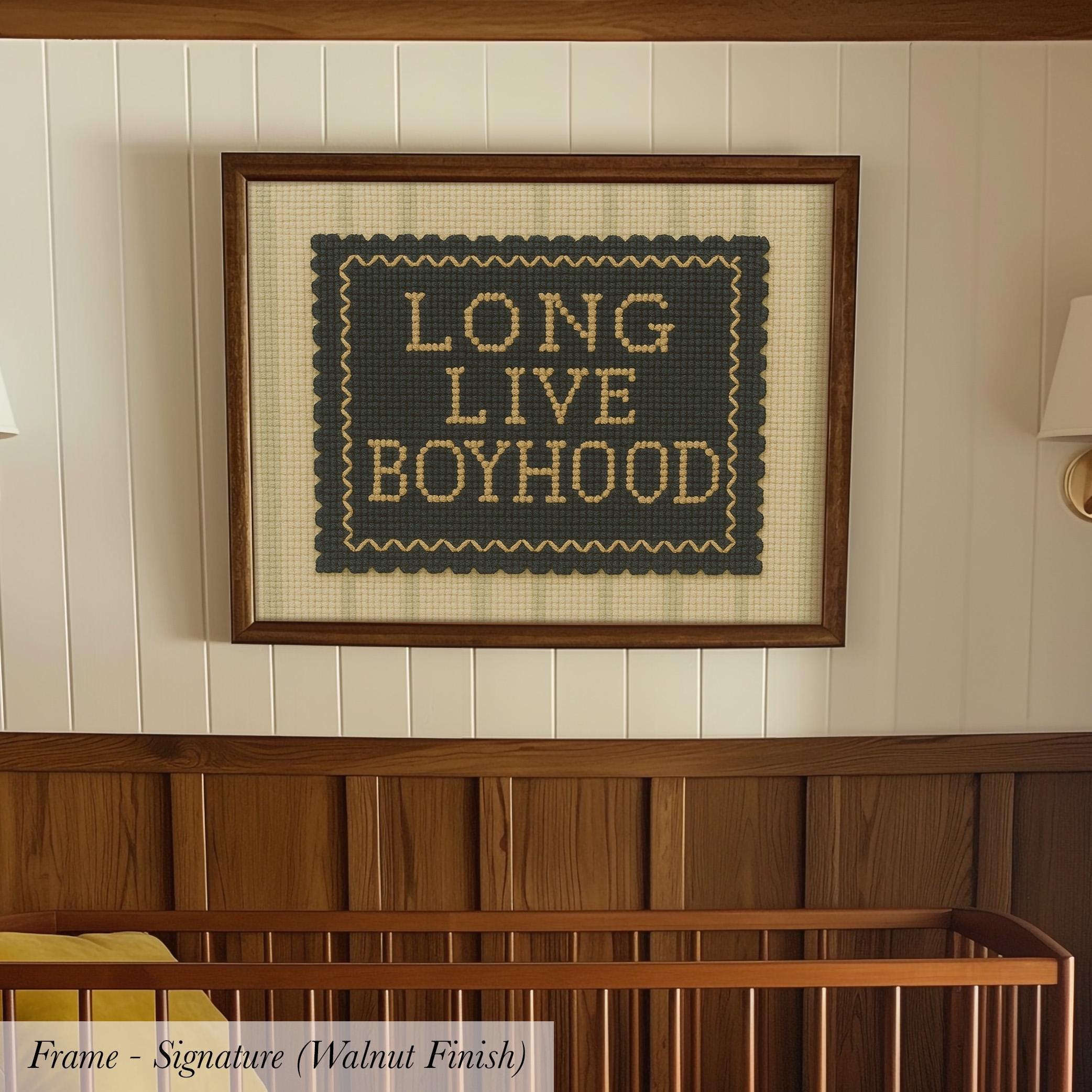 Long Live Boyhood Vintage Art | 1646