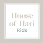 the text "House of Hari Kids" in a light gray color.