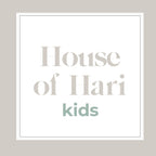 the text "House of Hari Kids" in a light gray color.