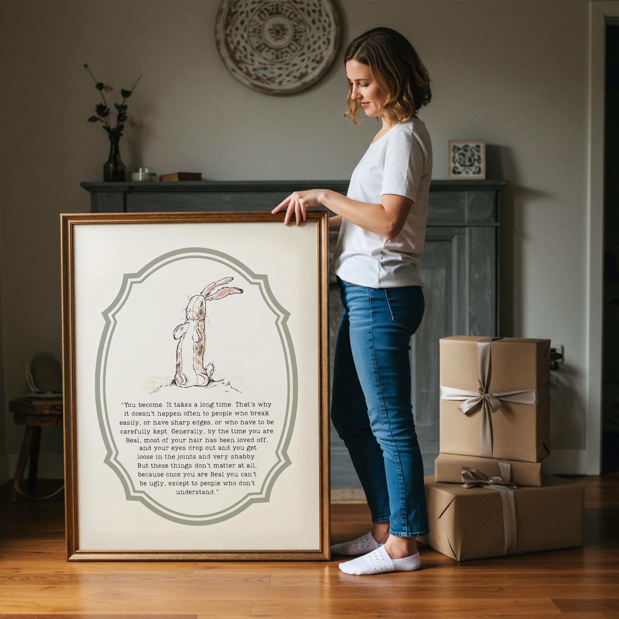 Velveteen Rabbit Nursery Wall Art | 1628