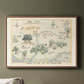 100 Acre Wood Winnie Pooh Map Print | 1687