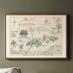 100 Acre Wood Winnie Pooh Map Print | 1687