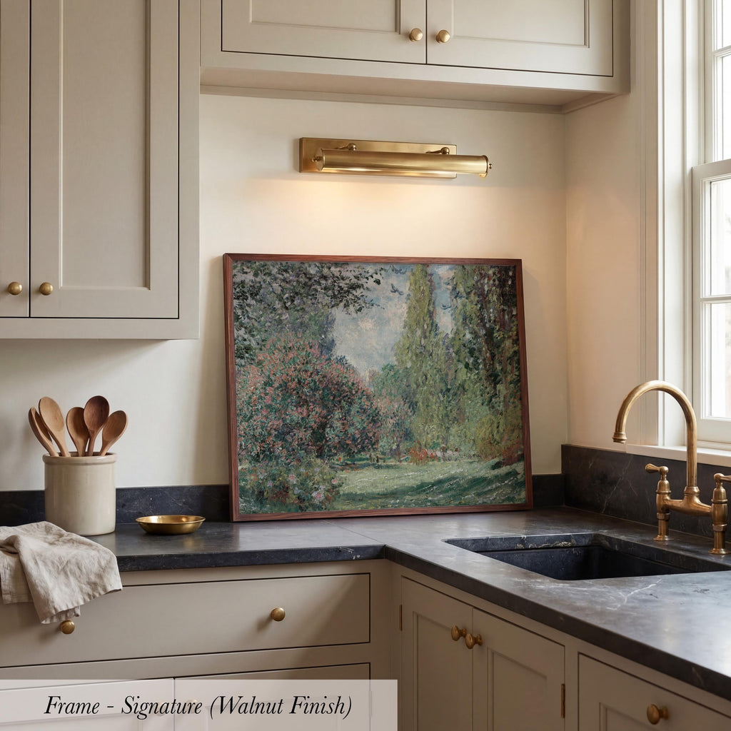 Vintage Monet Impressionist Landscape Wall Art | 2162