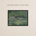 Monet Scene Lush Green Landscape Wall Art | 2173