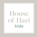 the text "House of Hari Kids" in a light gray color.