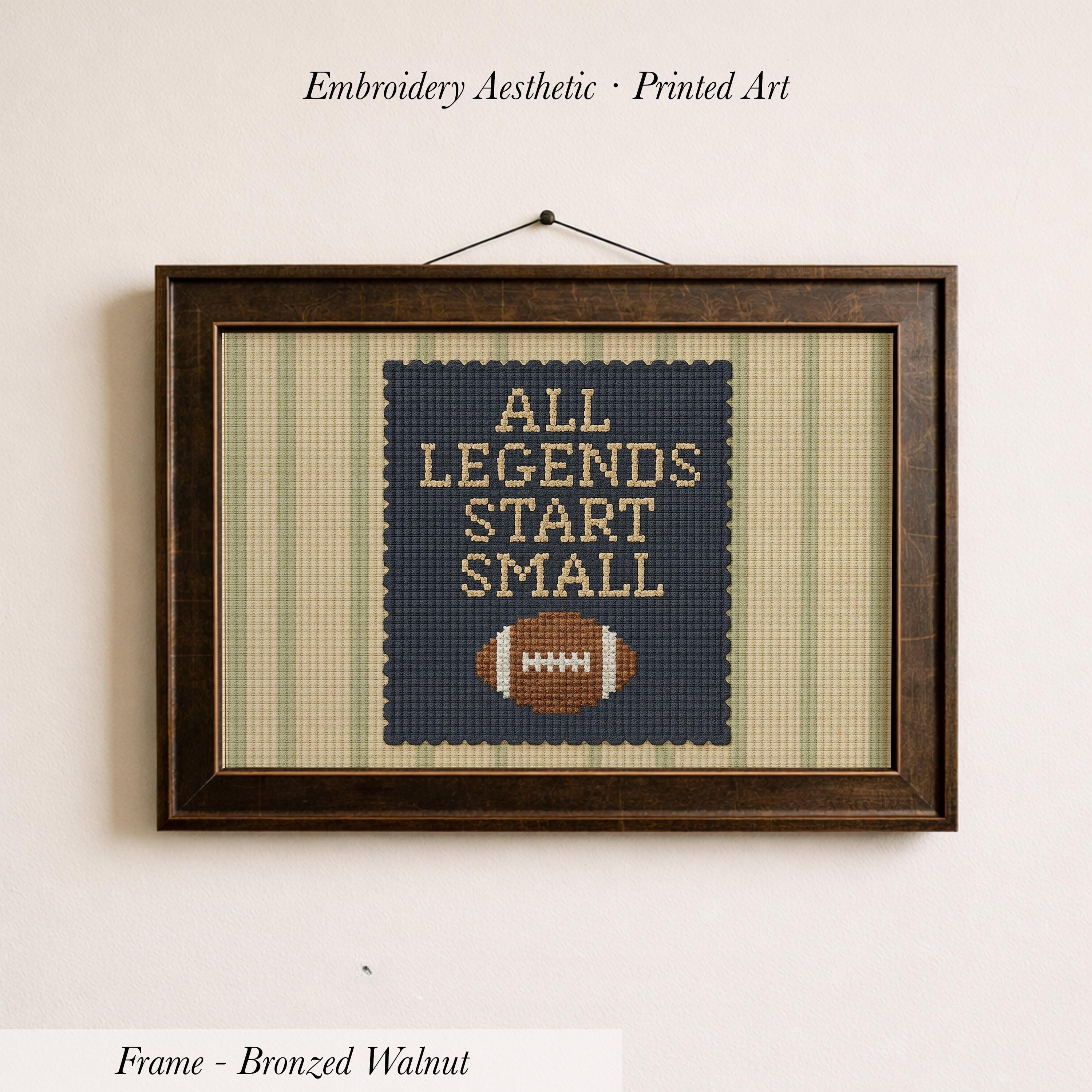 All Legends Start Small™ Vintage Sports Nursery Wall Art | 1933