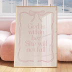 God Within Her Psalm 46:5 Nursery Print | 1497