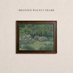 Monet Scene Lush Green Landscape Wall Art | 2173