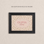 Personalized Nursery Cross Stitch Style Wall Art ∙ Name Sign for Nursery ∙ 2335