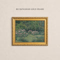 Monet Scene Lush Green Landscape Wall Art | 2173