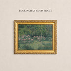 Monet Scene Lush Green Landscape Wall Art | 2173