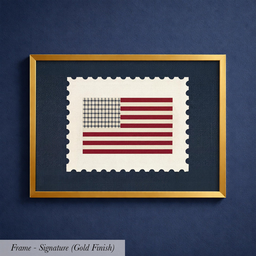 American Flag Vintage Boy Room | 1954