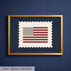 American Flag Vintage Boy Room | 1954