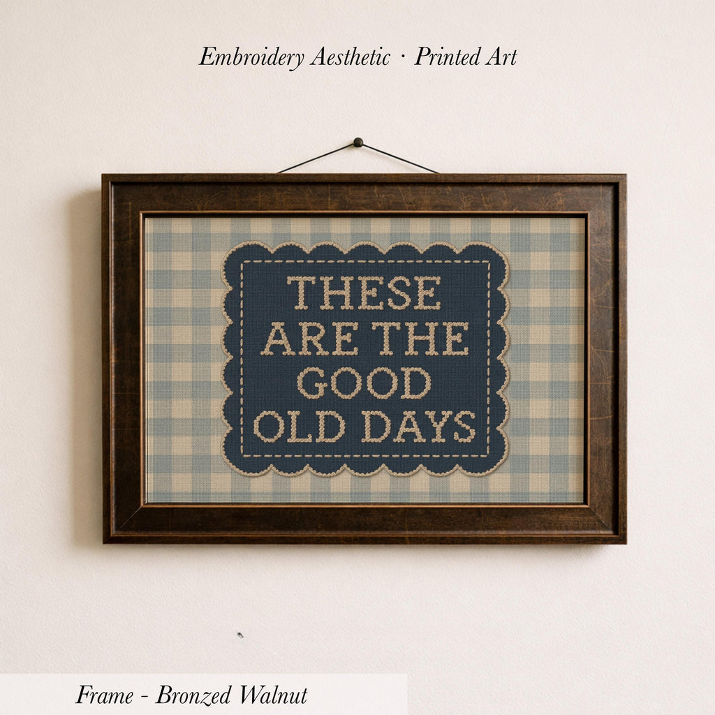 These Are The Good Old Days Farmhouse Art | 1958