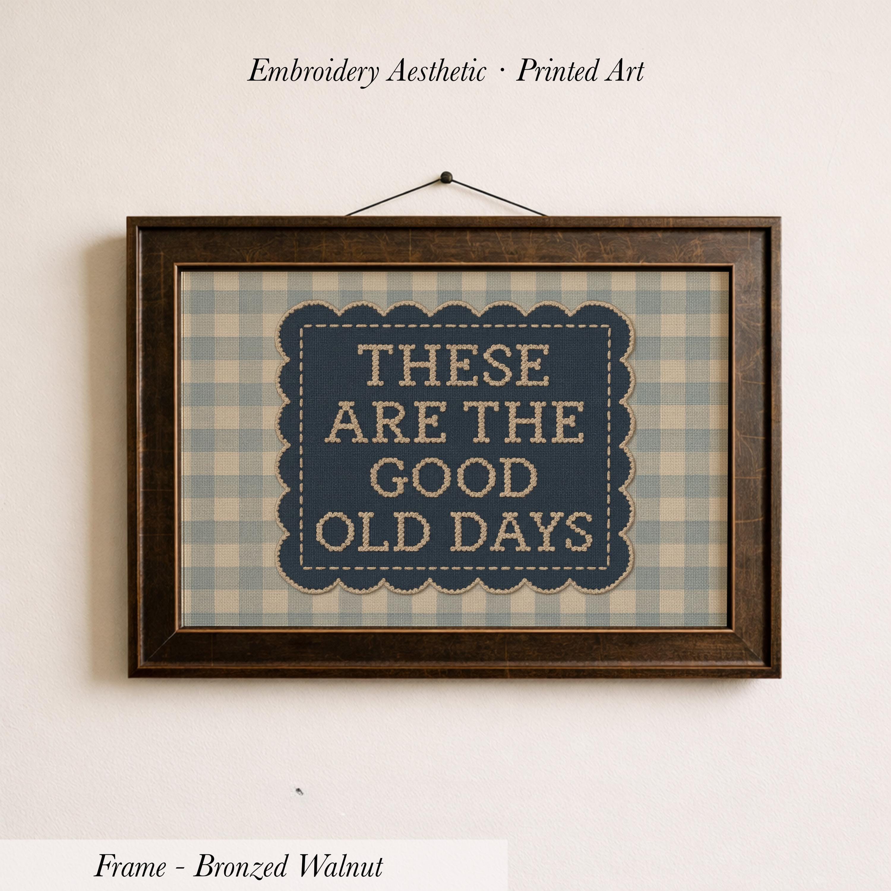 These Are The Good Old Days Farmhouse Art | 1958