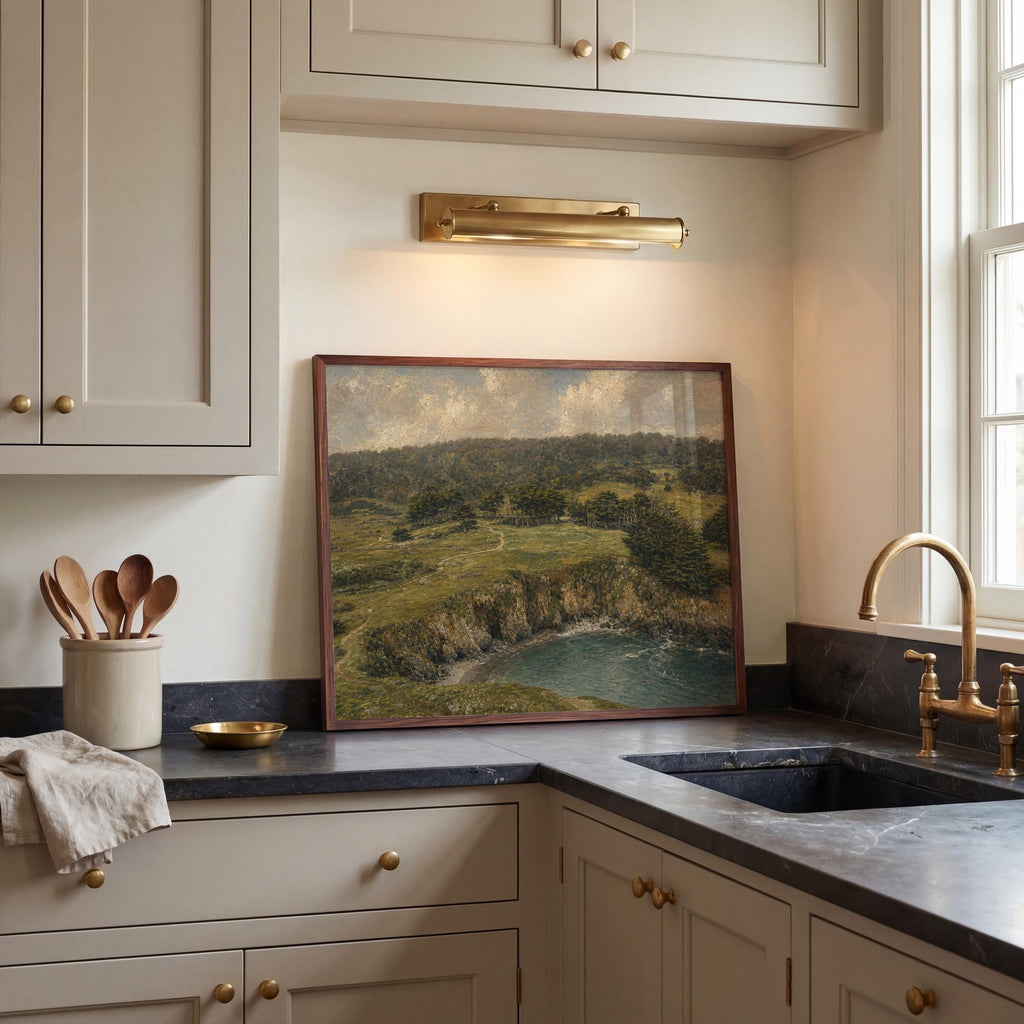 Coastal Scene Oil Painting Print Wall Art ∙ 2160