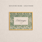 Custom Family Name Sign William Morris Floral Wall Art | 2243