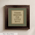 Thank Heaven For Little Boys Nursery Art | 1955