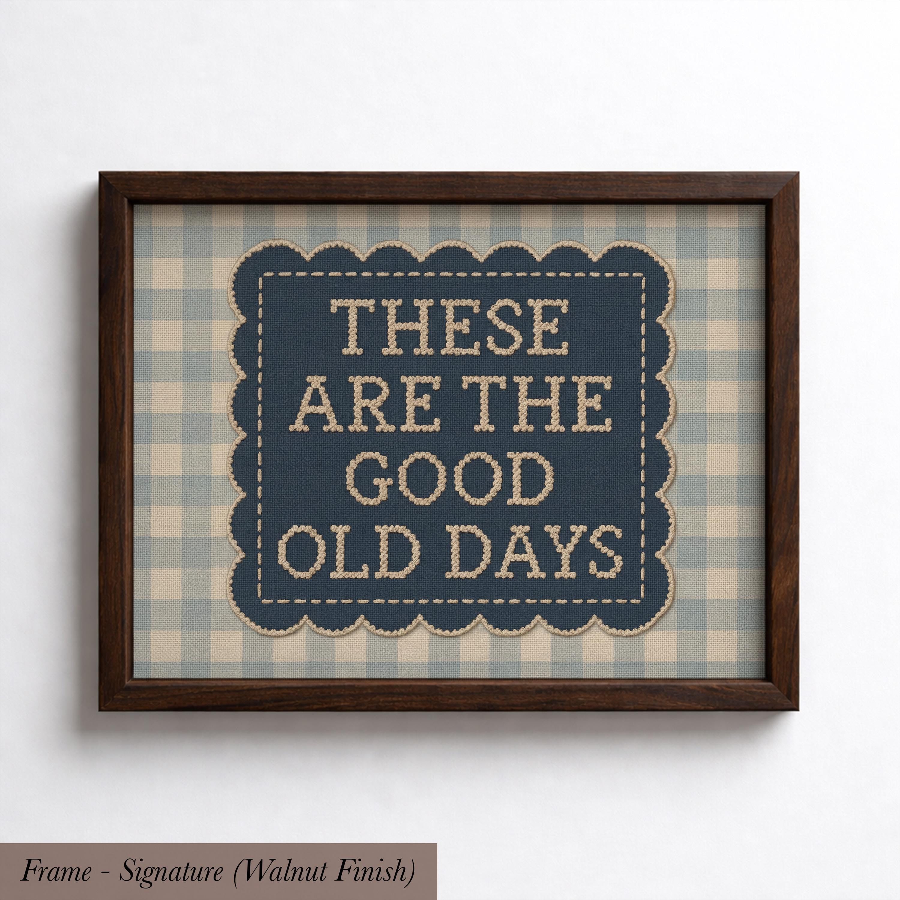 These Are The Good Old Days Farmhouse Art | 1958