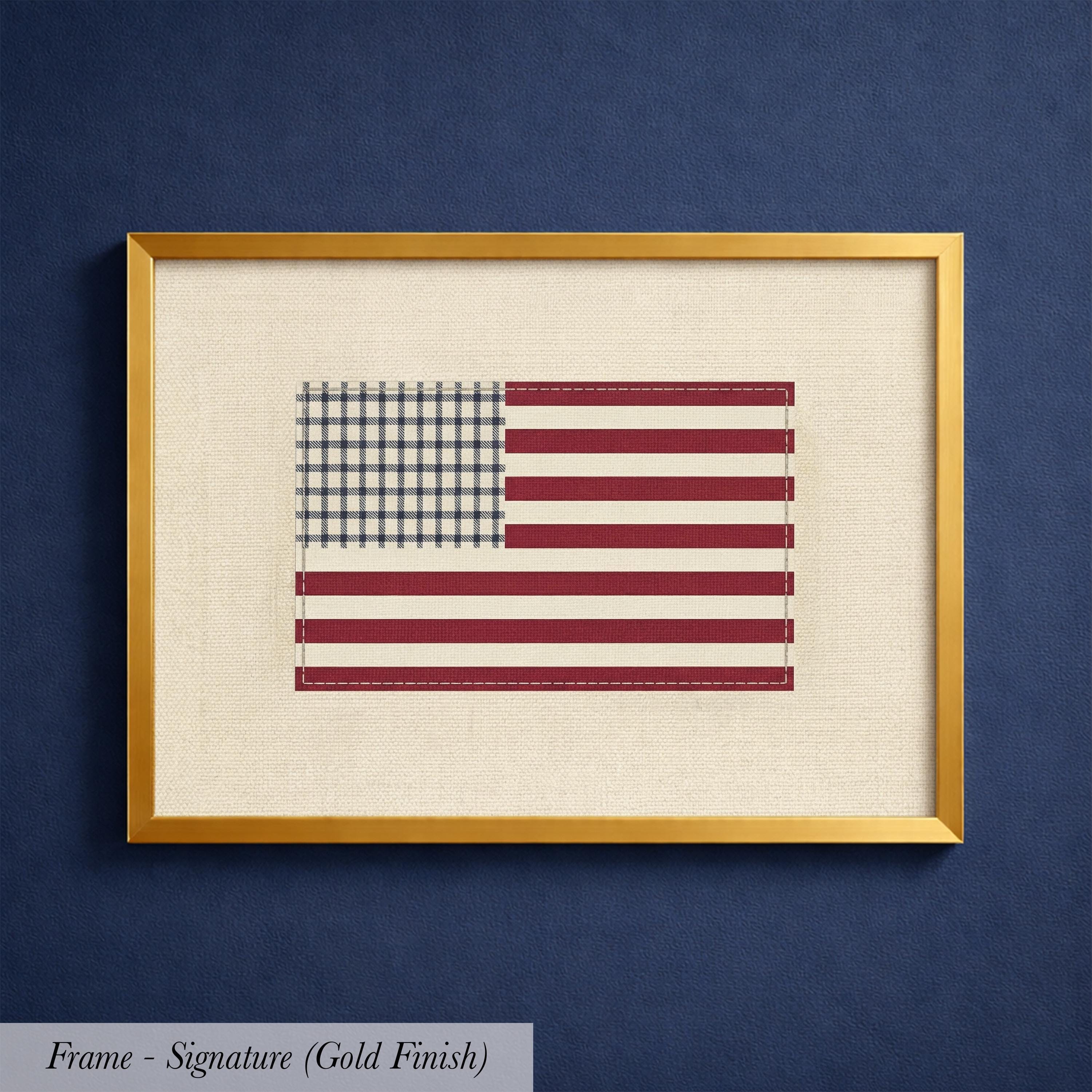 Farmhouse American Flag Decor | 1951
