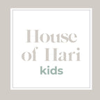 the text "House of Hari Kids" in a light gray color.