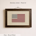 Farmhouse American Flag Decor | 1951