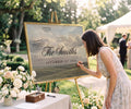 Wedding Guest book Alternative - Personalized Last Name & Date | 2145