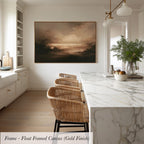 Moody Landscape Canvas Print - Abstract Earth Tone Wall Art | 2227